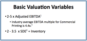 Printing Basic Valuation Variables